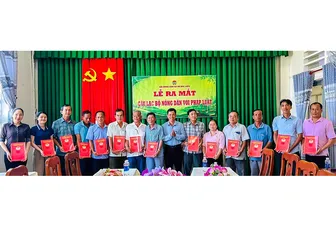 Ra mắt Câu lạc bộ “Nông dân với pháp luật”
