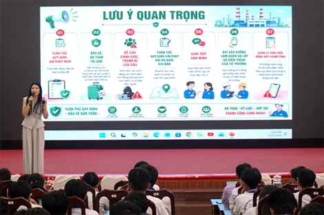 Trường Đại học Kỹ thuật - Công nghệ Cần Thơ gặp gỡ sinh viên thực tập tại Công ty Brother Việt Nam