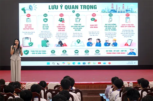 Trường Đại học Kỹ thuật - Công nghệ Cần Thơ gặp gỡ sinh viên thực tập tại Công ty Brother Việt Nam