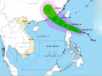 Thời tiết ngày 24/7: Áp thấp nhiệt đới có khả năng mạnh lên thành bão, Bắc Bộ mưa rất to