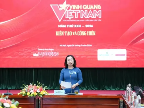 "Vinh quang Việt Nam 2026": Tuyên dương 13 tấm gương điển hình tiên tiến