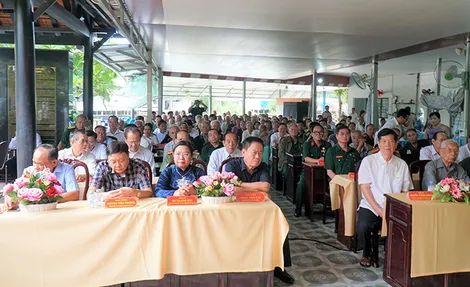 Ban Liên lạc Cựu chiến binh Trung đoàn  1 - U Minh kỷ niệm 79 năm Ngày Thương binh - Liệt sĩ