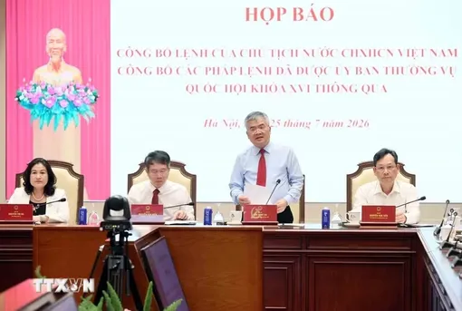 Công bố Lệnh của Chủ tịch nước về 3 Pháp lệnh