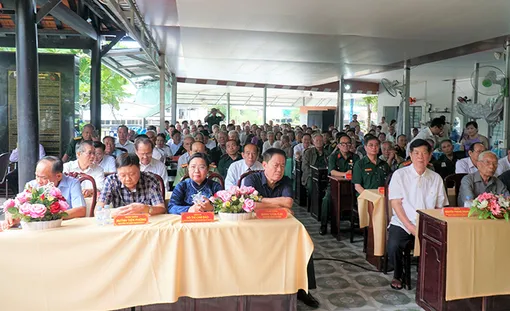 Ban Liên lạc Cựu chiến binh Trung đoàn  1 - U Minh kỷ niệm 79 năm Ngày Thương binh - Liệt sĩ