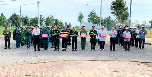 Diễn tập tác chiến xã Vĩnh Thạnh trong khu vực phòng thủ năm 2026 đúng ý định diễn tập