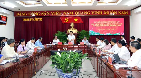 Chuẩn bị các nguồn lực, đảm bảo cho khai giảng năm học mới 2026-2027