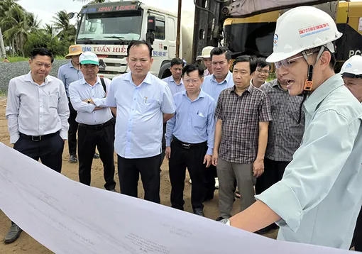 Lãnh đạo TP Cần Thơ kiểm tra tiến độ Dự án thành phần 4 cao tốc Châu Đốc - Cần Thơ - Sóc Trăng