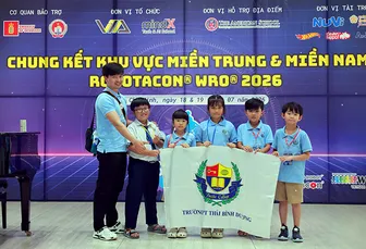 Thắp sáng đam mê sáng tạo từ các sân chơi robot