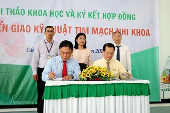 Bệnh viện Nhi đồng TP Cần Thơ ký kết chuyển giao kỹ thuật phẫu thuật tim nhi với Bệnh viện Nhi đồng Thành Phố