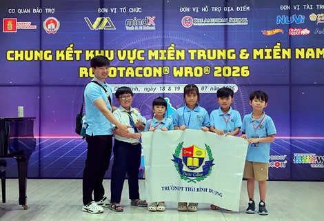 Thắp sáng đam mê sáng tạo từ các sân chơi robot