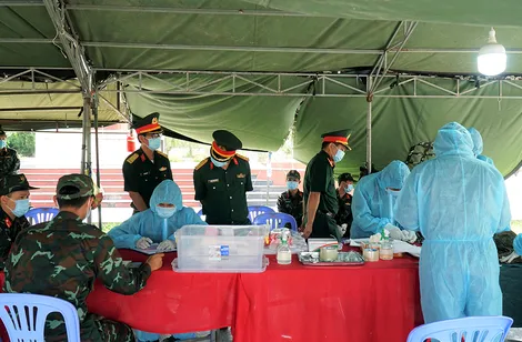 Ban Chỉ đạo 515 Quân khu 9 kiểm tra công tác lấy mẫu hài cốt liệt sĩ tại TP Cần Thơ