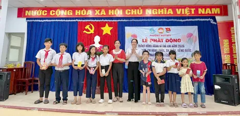 Phường Ngã Bảy chung tay chăm lo, bảo vệ và tạo môi trường phát triển toàn diện cho trẻ em