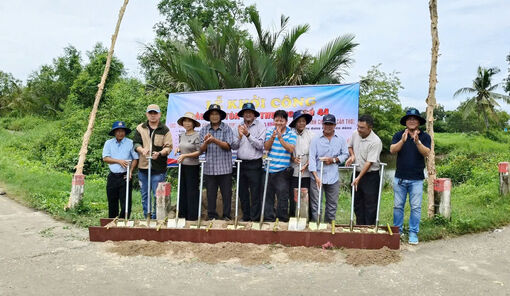 វិញ​ចូវ​បើក​ការ​ដ្ឋាន​សាង​សង់​ស្ពាន​ស្វាយ​កូង - វិញ​ទ្រុង​ ដែល​ជា​ស្ពាន​លេខ​ ៤៤ សាយ​ភាយ​ក្តី​ស្រ​ឡាញ់​