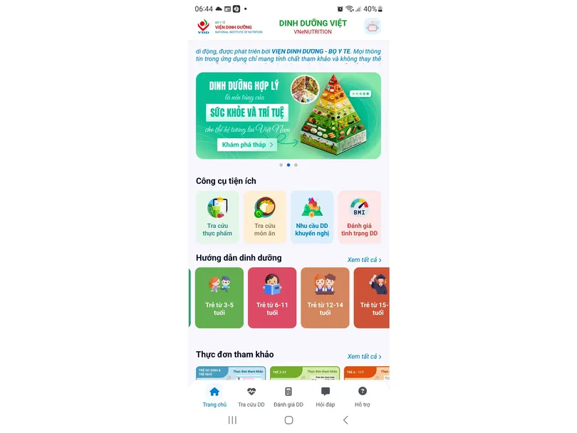 Trợ lý dinh dưỡng trong mỗi gia đình