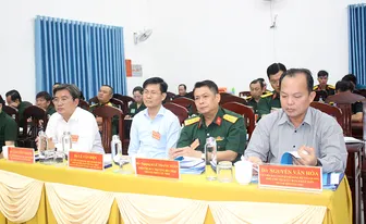 Xã Đại Ngãi tổ chức diễn tập tác chiến trong khu vực phòng thủ năm 2026