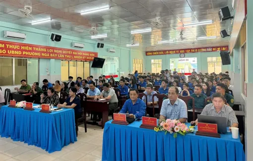 Phường Ngã Bảy đối thoại với thanh niên về chuyển đổi số và phát triển địa phương
