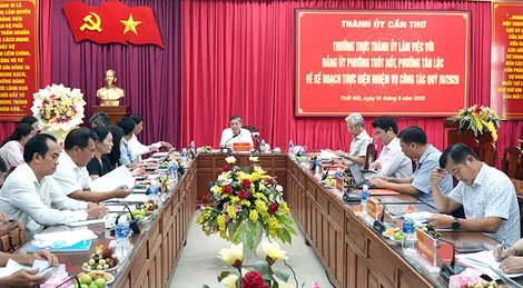 Kiên quyết sắp xếp, thay thế, điều chuyển cán bộ còn hạn chế trong thực hiện nhiệm vụ