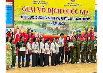 CLB Thể dục dưỡng sinh - Dân vũ phường Cái Răng đoạt 2 HCV Festival toàn quốc