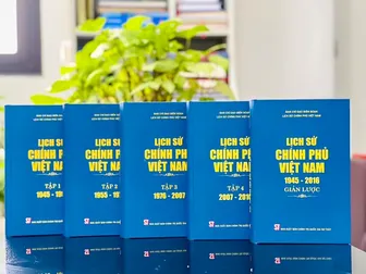 Bộ sách “Lịch sử Chính phủ Việt Nam (1945 - 2016)”