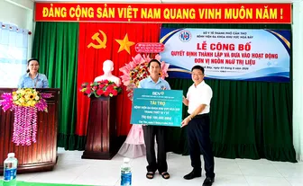 BIDV Chi nhánh Hậu Giang trao tặng thiết bị y tế cho Bệnh viện Đa khoa khu vực Ngã Bảy
