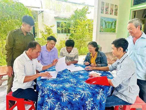 Nâng chất cán bộ ấp sau sắp xếp