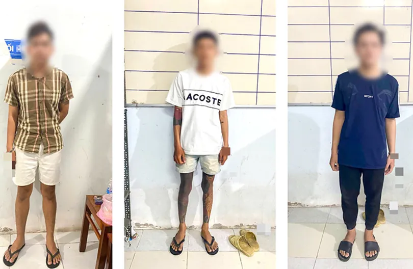 Bắt nhóm chuyên cướp giật tài sản trên đường vắng