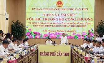 Đoàn công tác Bộ Công Thương làm việc với TP Cần Thơ về các dự án năng lượng trọng điểm