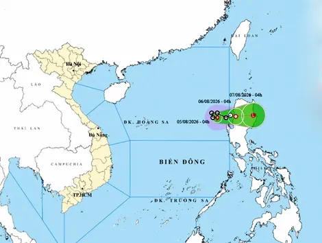 Thời tiết ngày 5/8: Bão số 3 KUJIRA hình thành trên Biển Đông, Bắc Bộ mưa lớn diện rộng
