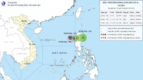 Áp thấp nhiệt đới mạnh lên thành bão số 3, vùng ven biển không bị ảnh hưởng