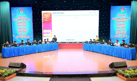 Khai mạc Hội thi cán bộ Đoàn giỏi và Tuyên truyền viên trẻ trong thanh niên lực lượng vũ trang Quân khu 9