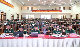 Tập huấn công tác tài chính đối với Ban Chỉ huy Quân xã, phường, đặc khu