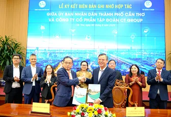 TP Cần Thơ và CT Group ký kết biên bản ghi nhớ hợp tác phát triển 7 lĩnh vực trọng tâm