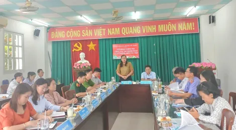 Kiểm tra công tác tổ chức thi hành pháp luật tại phường Sóc Trăng