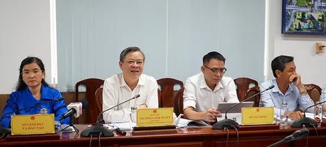 Ông Trương Cảnh Tuyên làm việc với Tập đoàn FPT