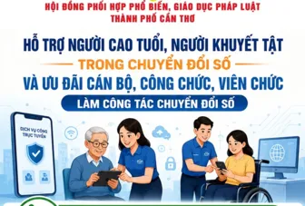 [INFOGRAPHICS] Hỗ trợ người cao tuổi, người khuyết tật trong chuyển đổi số và ưu đãi cán bộ, công chức, viên chức làm công tác chuyển đổi số