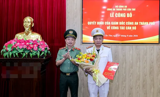 Thượng tá Phạm Quốc Anh được bổ nhiệm làm Trưởng phòng Quản lý xuất nhập cảnh Công an TP Cần Thơ