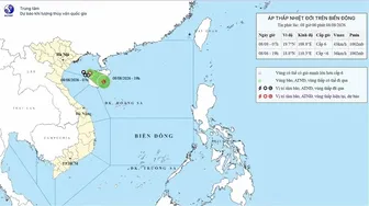 Áp thấp nhiệt đới trên Biển Đông có khả năng mạnh lên thành bão