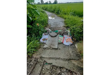 Mong sớm khắc phục tuyến đường Chắt Tranh xuống cấp