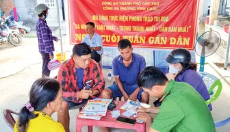 Lấy sự hài lòng, bình yên của nhân dân làm thước đo hiệu quả công tác