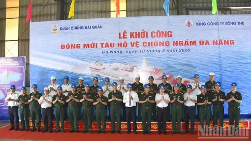 Việt Nam khởi công đóng mới Tàu hộ vệ chống ngầm đa năng