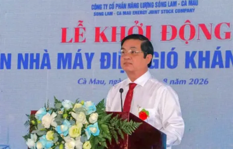 Cà Mau: Khởi công dự án điện gió 2.500 tỉ đồng