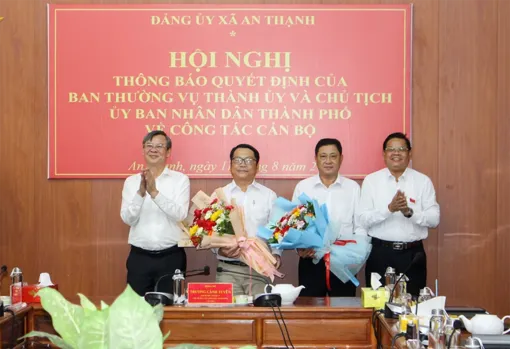 Thông báo quyết định cán bộ tại xã An Thạnh