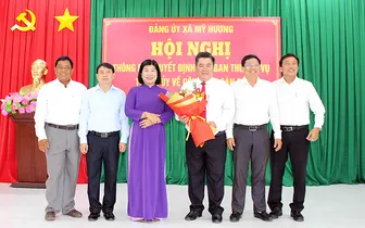 Ông Võ Minh Luân được bầu giữ chức vụ Chủ tịch UBND xã Mỹ Hương