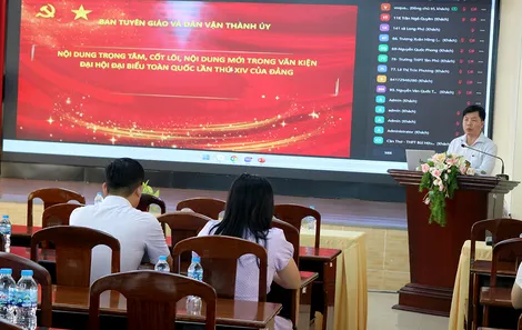 Bồi dưỡng, tập huấn chính trị hè năm 2026 cho hơn 5.500 cán bộ, giáo viên, nhân viên