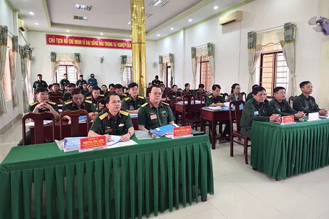 Phường Sóc Trăng diễn tập thử chiến đấu trong khu vực phòng thủ