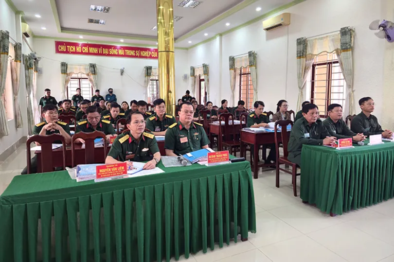 Phường Sóc Trăng diễn tập thử chiến đấu trong khu vực phòng thủ