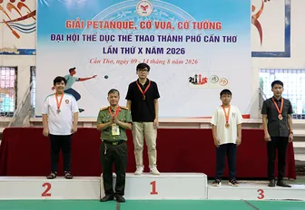 Trao thưởng môn Cờ vua, Cờ tướng Đại hội Thể dục thể thao thành phố