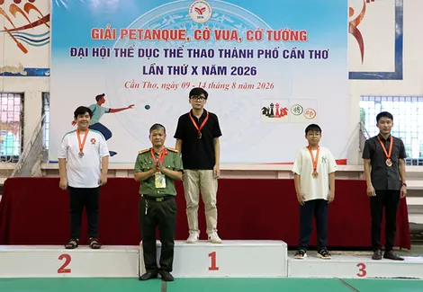 Trao thưởng môn Cờ vua, Cờ tướng Đại hội Thể dục thể thao thành phố
