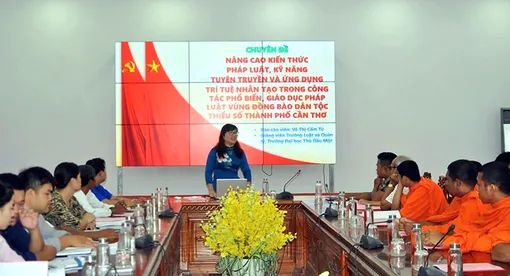 Tập huấn kỹ năng tuyên truyền pháp luật, ứng dụng AI đến đồng bào dân tộc thiểu số