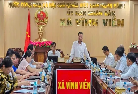 Thường trực HĐND xã Vĩnh Viễn giám sát việc quản lý, khai thác thiết chế văn hóa